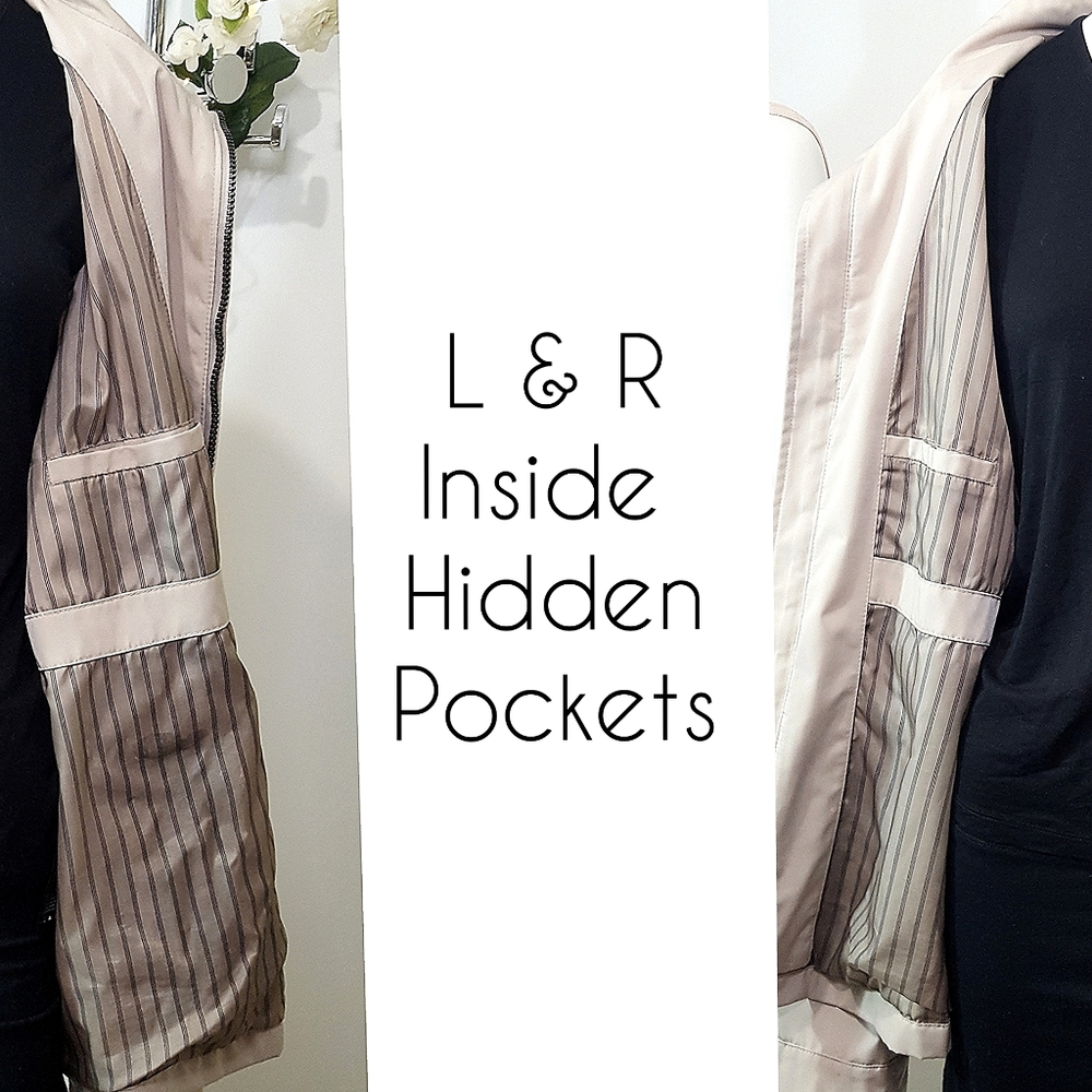 Claiborne Men's Jacket🌟Poly-Tech|Water-Resistant🌾Spring/Fall Jacket - Picture 6 of 8